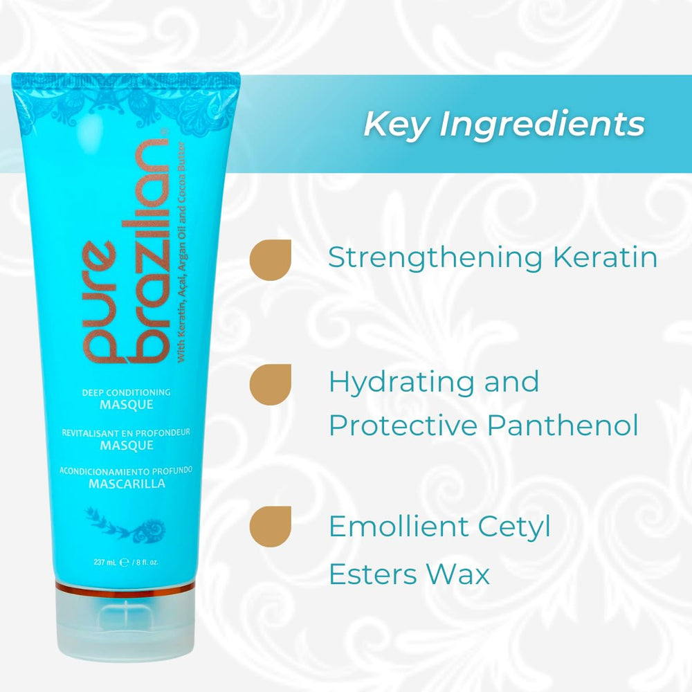 Texture crémeuse Pure Brazilian: douceur et hydratation intense.