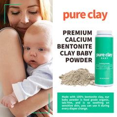 Pure Clay poudre bébé bentonite protection peau sensible après activité physique