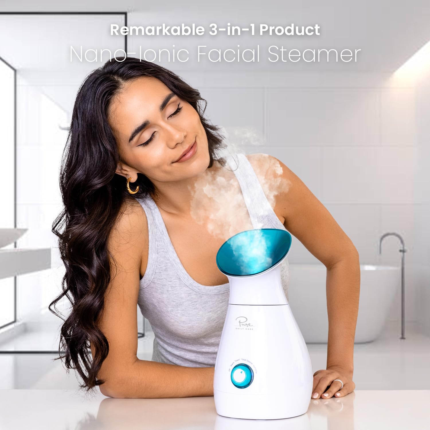 Pure Daily Care NanoSteamer kit 5 outils inox pour extraction.