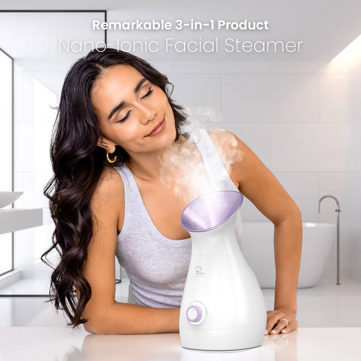 Kit inox inclus avec Pure Daily Care NanoSteamer pour extraction précise apres vapeur.
