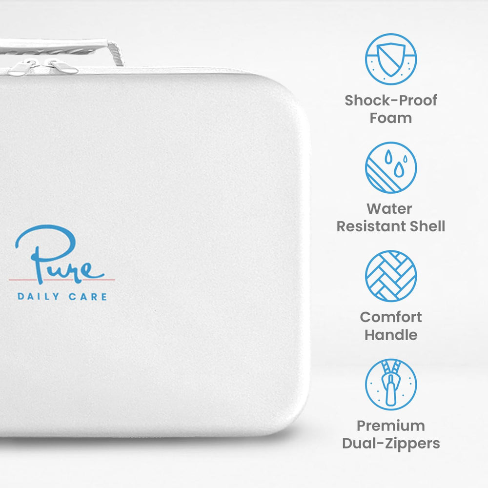 Pure Daily Care NuDerma: étui étanche et résistant, idéal pour les voyages.