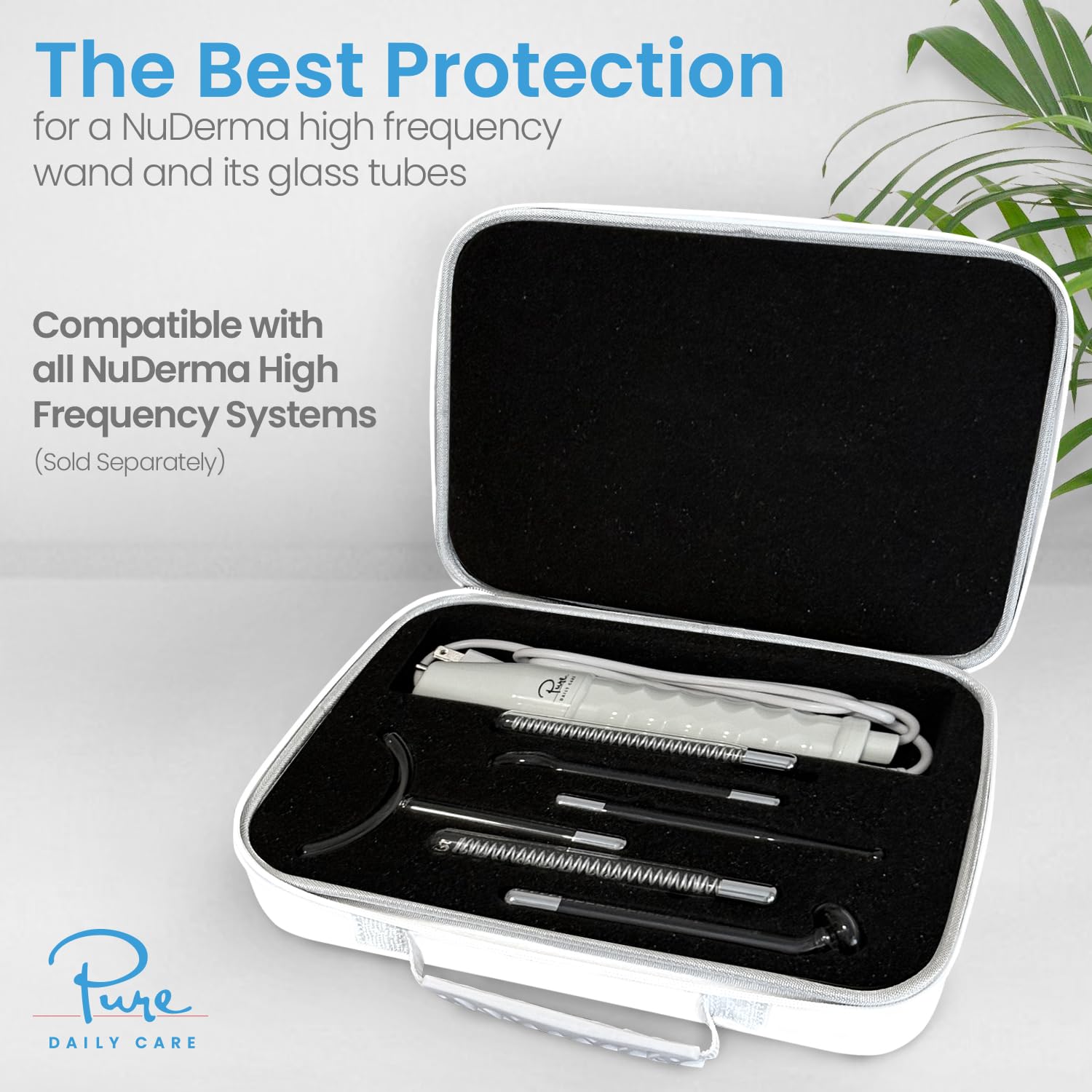 Pure Daily Care NuDerma: poignée pratique pour transporter l’étui et accéder facilement.