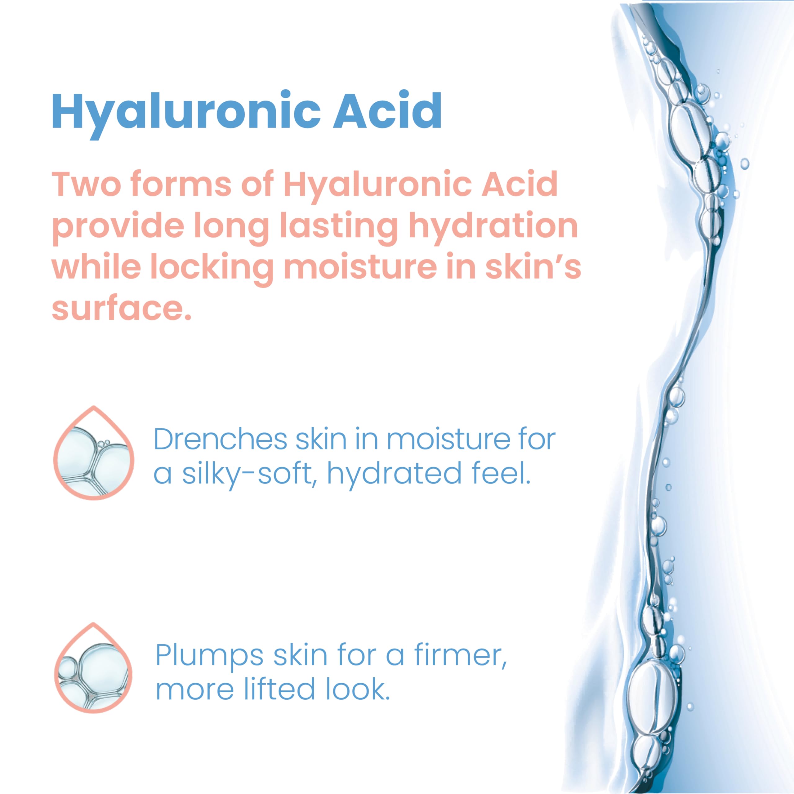 Sérum hyaluronique Pure Daily Care, fabriqué aux États‑Unis et vegan.