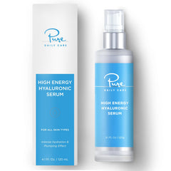 Sérum hyaluronique Pure Daily Care dans le flacon, hydratation potentielle.