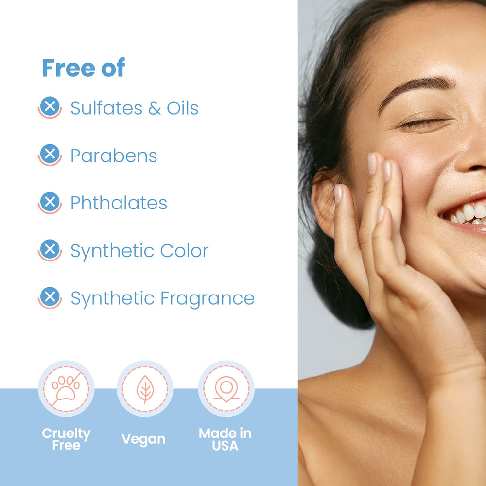Sérum hyaluronique Pure Daily Care, massage visage quotidien.