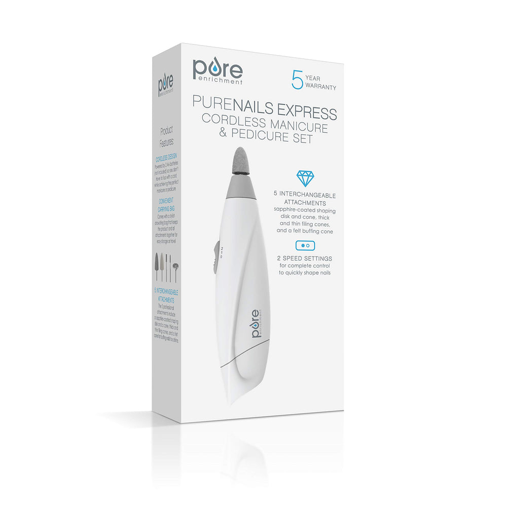 PureNails Express – cône feutre polit et fait briller les ongles.