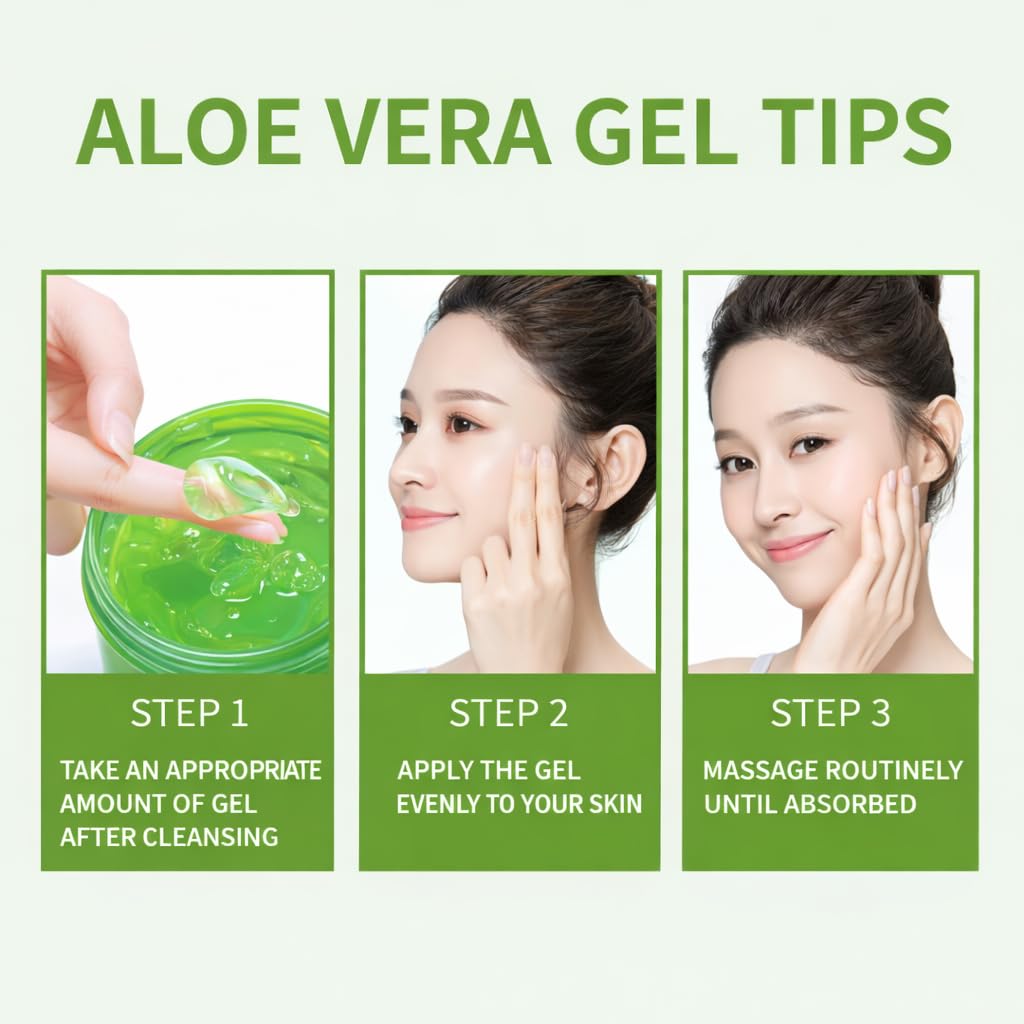 Pure Leaf Essentials Gel Aloe Vera pur 99% – apaisement après soleil pour peau rafraîchie