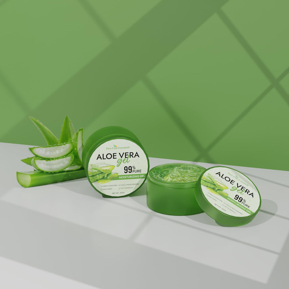 Pure Leaf Essentials Gel Aloe Vera pur 99% – renforce la barrière hydratante de la peau