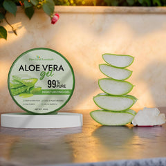 Pure Leaf Essentials Gel Aloe Vera pur 99% – hydratation rapide visage et peaux sèches