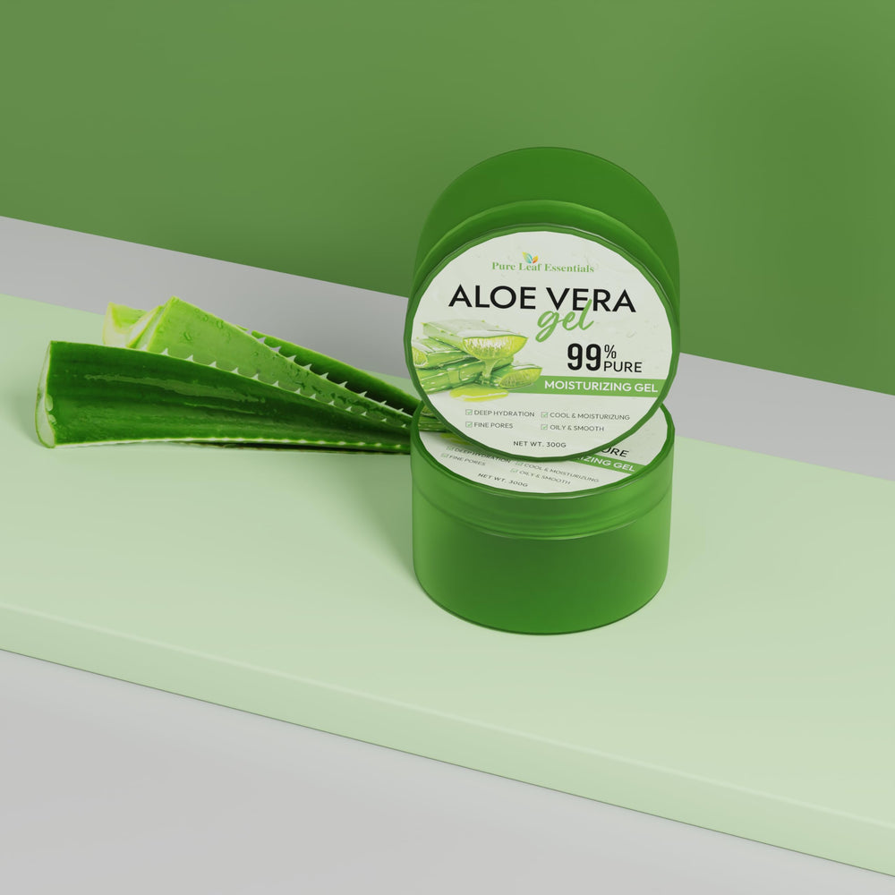 Pure Leaf Essentials Gel Aloe Vera pur 99% – utilisation quotidienne facile et efficace