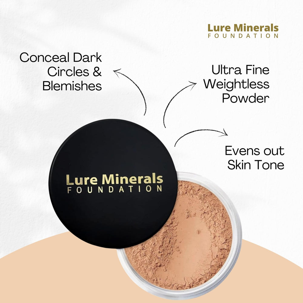Pure Minerals Lure Apparence Teint Minéral, teint uniforme et naturel.