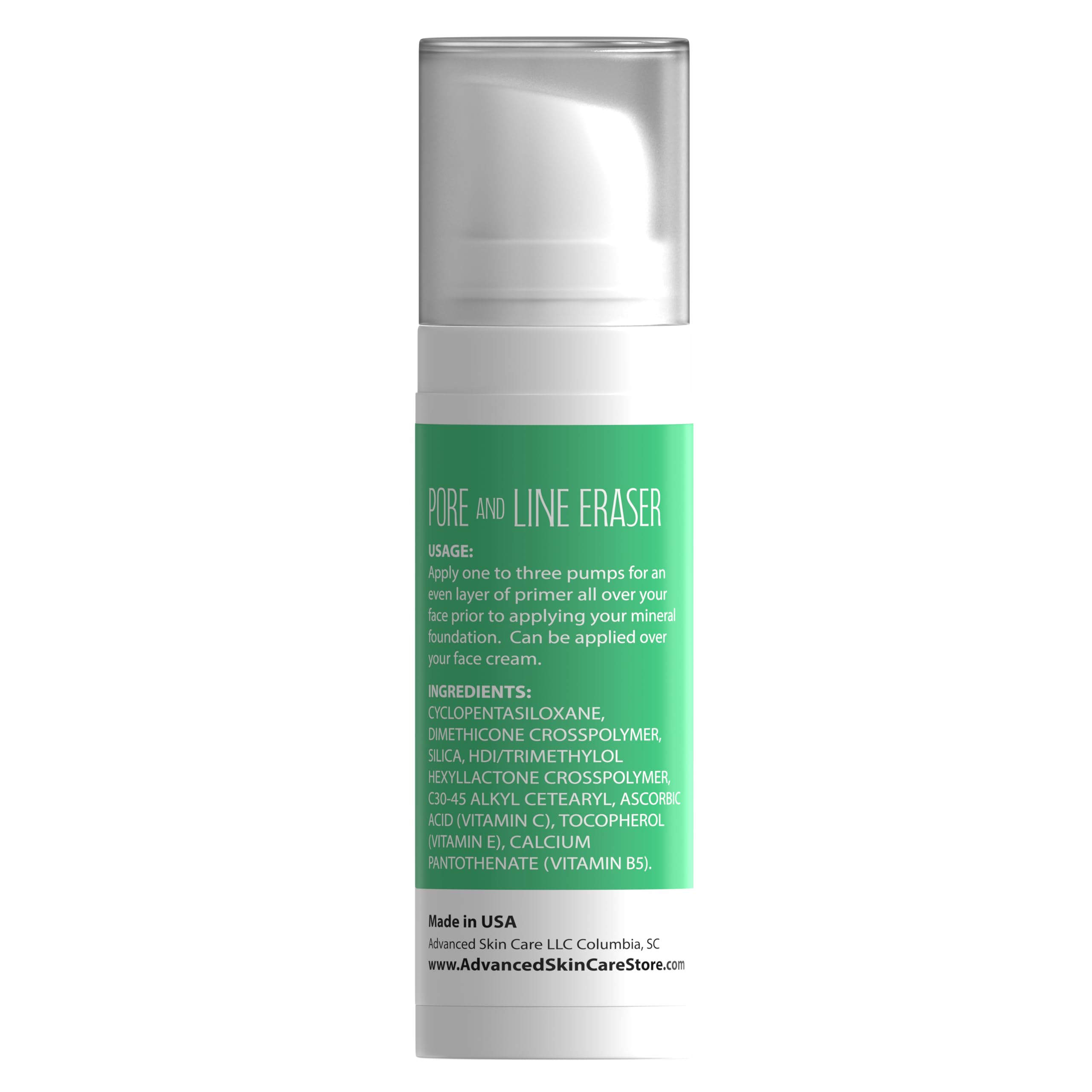 Pure Minerals Primer – finition satinée sans sensation collante.