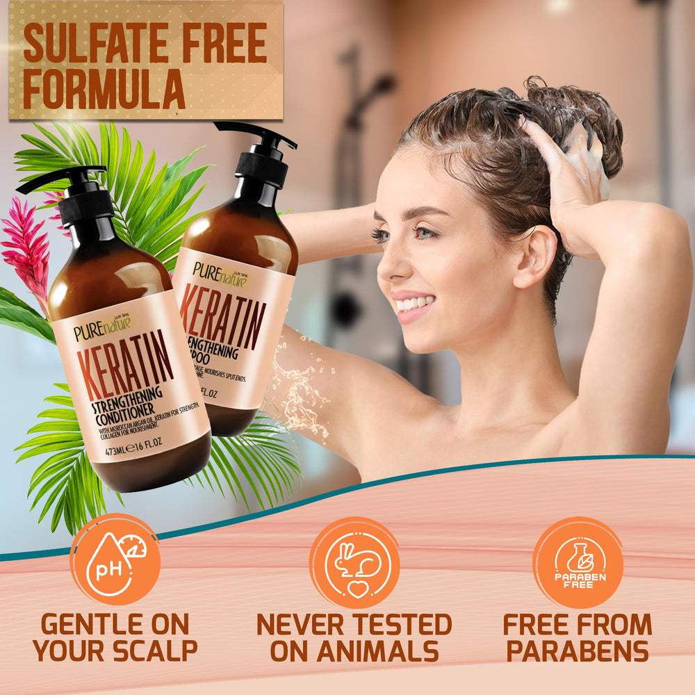 Formule anti-frisottis Pure Nature Lux Spa, cheveux plus lisses et contrôlés au quotidien.