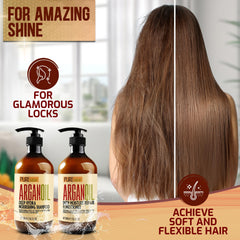 Effet anti-frisottis Pure Nature Lux Spa, cheveux doux et lisses.