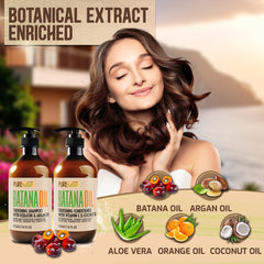 Huile Batana PURE NATURE LUX SPA, extrait visuel, nourrissante pour les cheveux.
