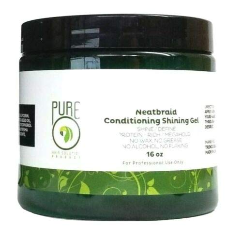 Pure O Gel brillance professionnelle sur la bouteille, application facile.