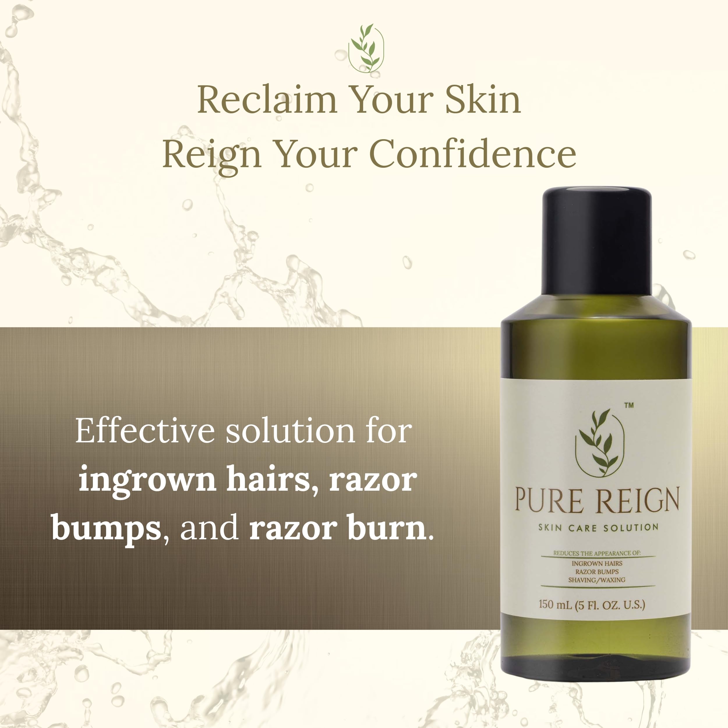 Pure Reign Soin: huile de menthe pour une peau rafraîchie et moins irritée