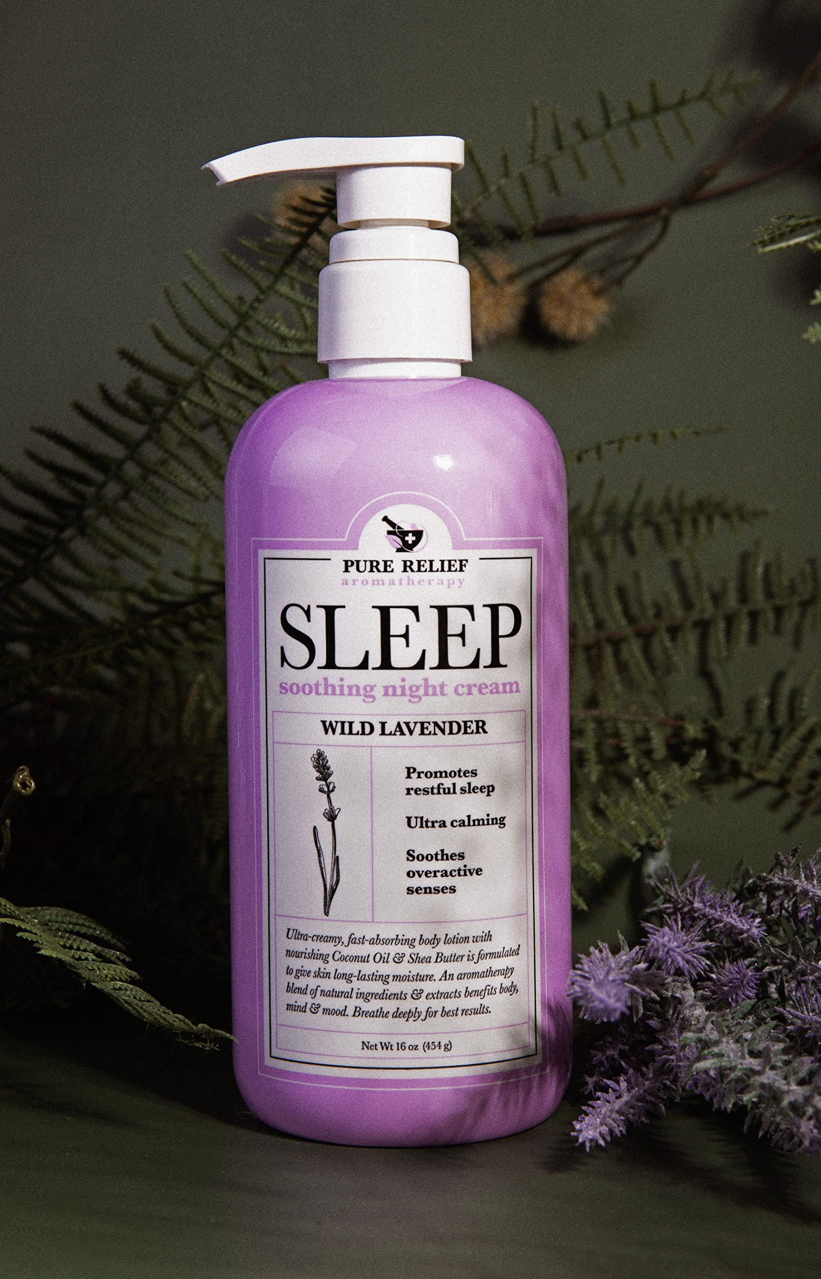 Parfum lavande doux qui aide à la détente nocturne.