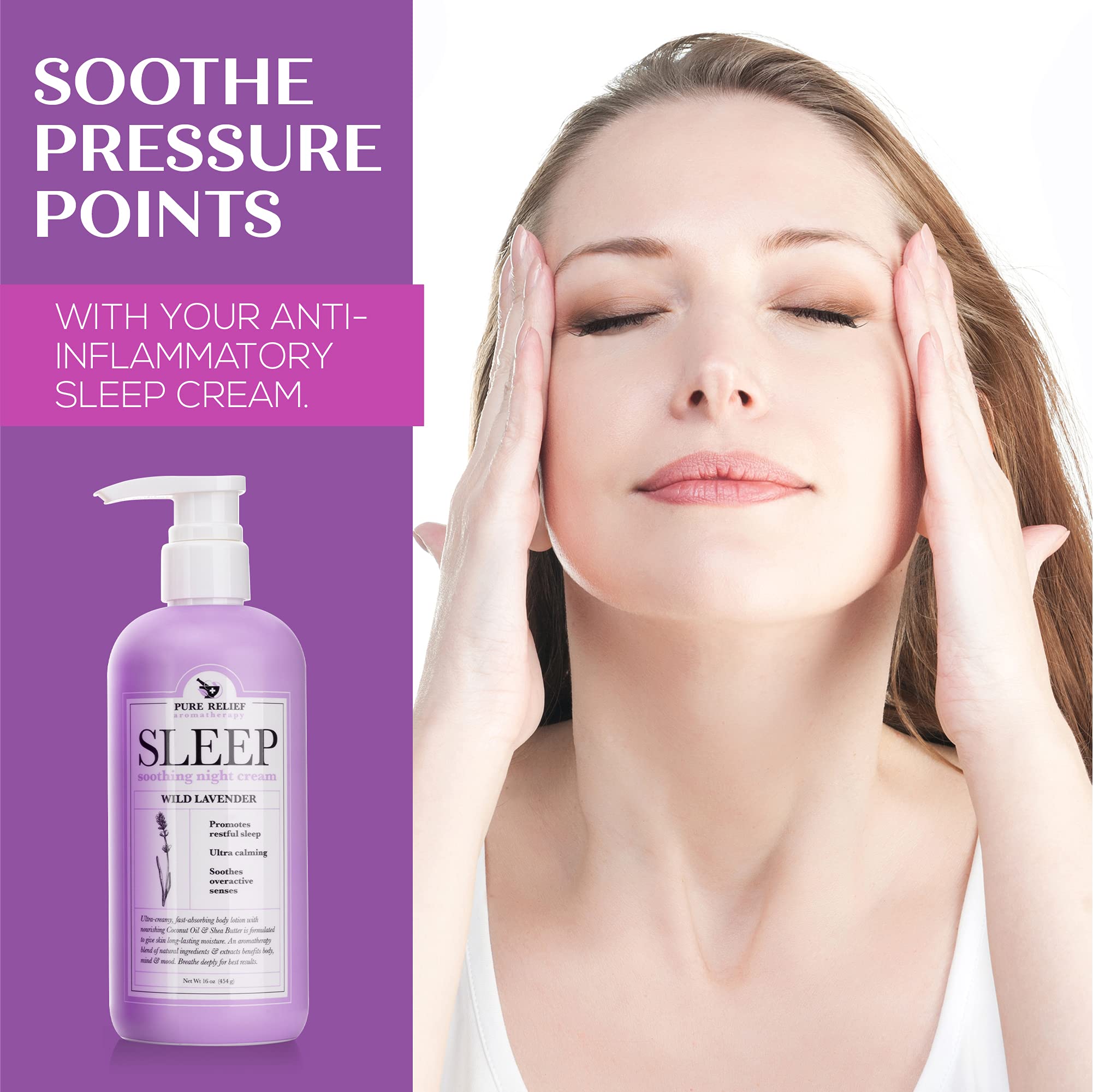Crème corps Pure Relief hydratation en profondeur avec beurre karité et huile coco.