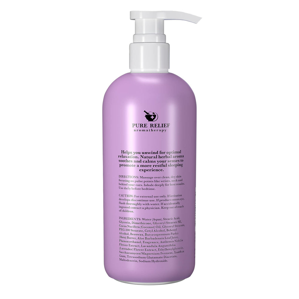 Flacon généreux Pure Relief 473 ml pour une utilisation durable.