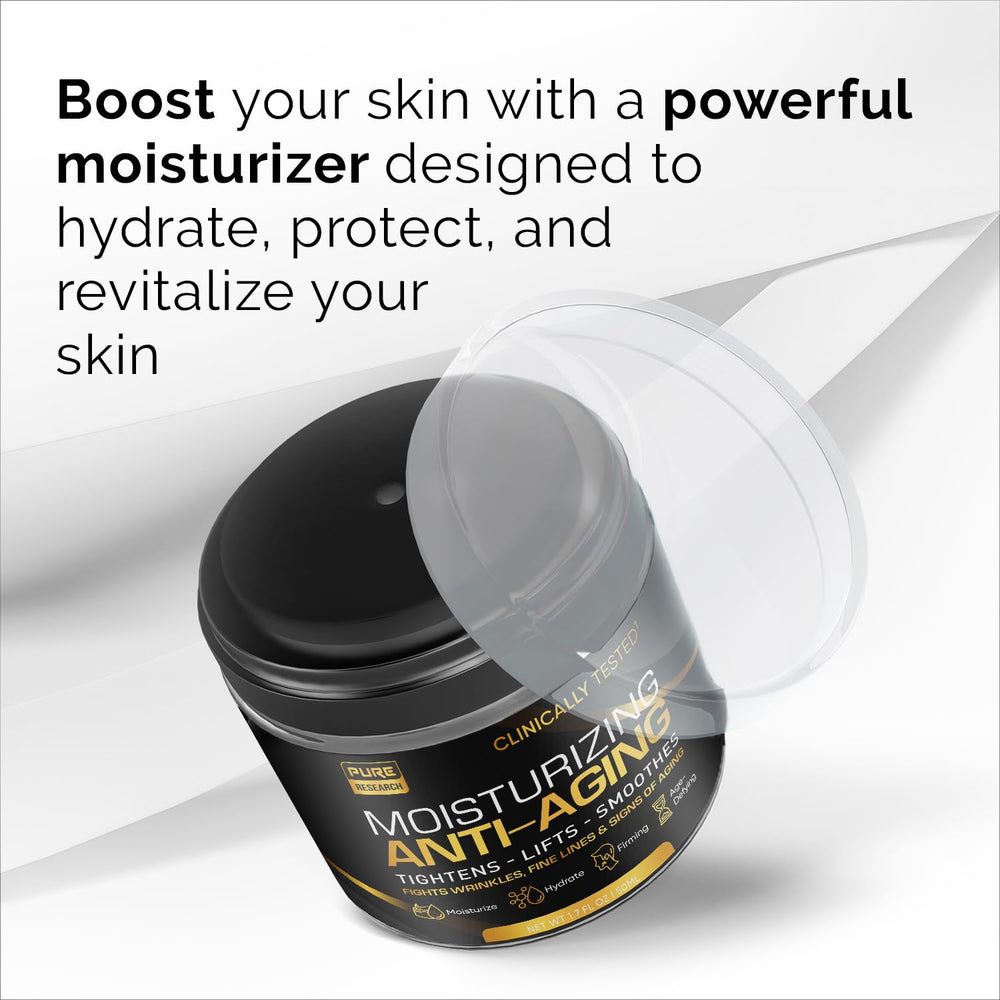 Pure Research massage visage homme: facilite l’application et stimule légèrement la peau.