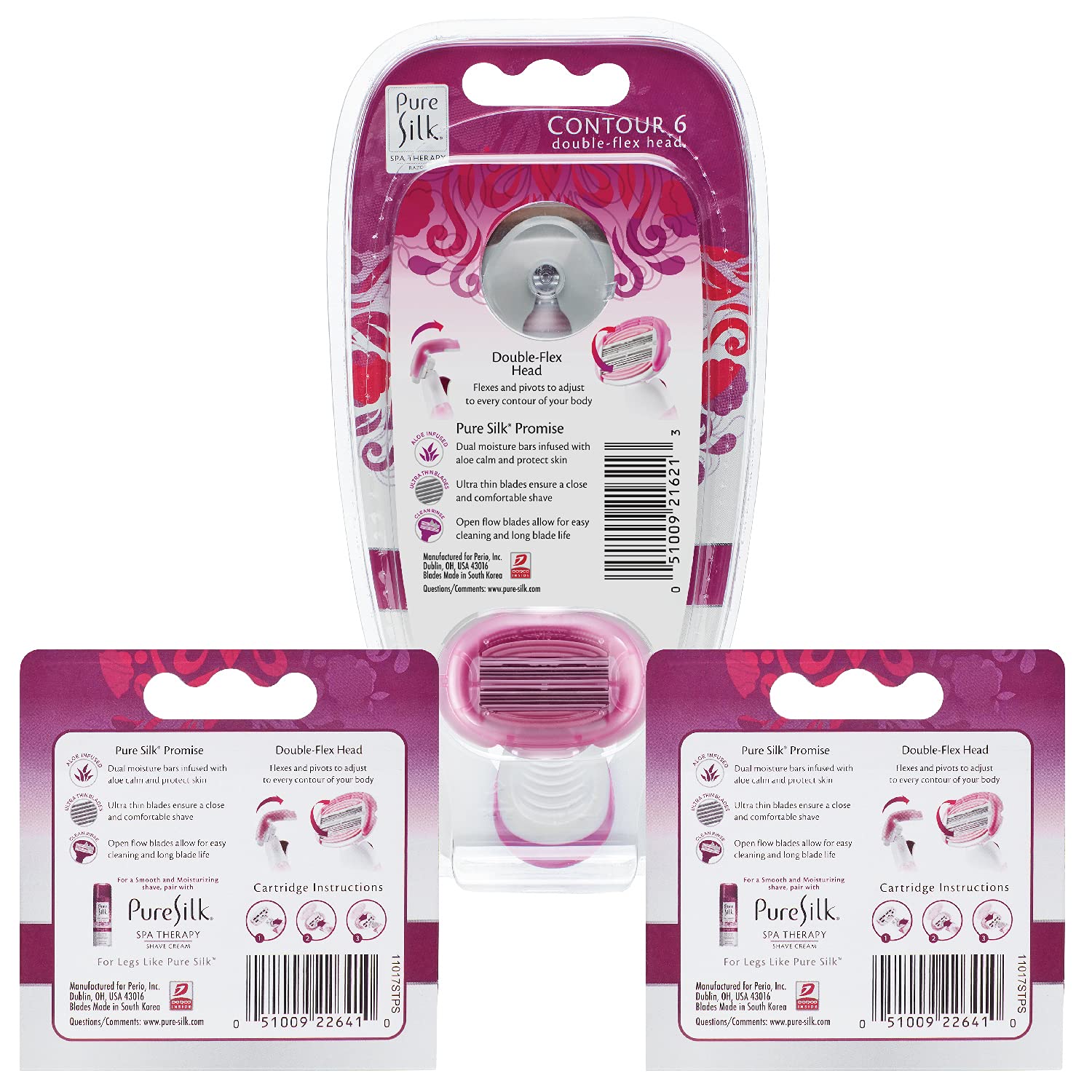 Kit Pure Silk Contour 6 complet prêt pour une routine pratique.