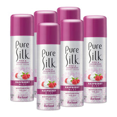 Pure Silk Crème à Raser Brume de Framboise, bouteille élégante et glisse douce