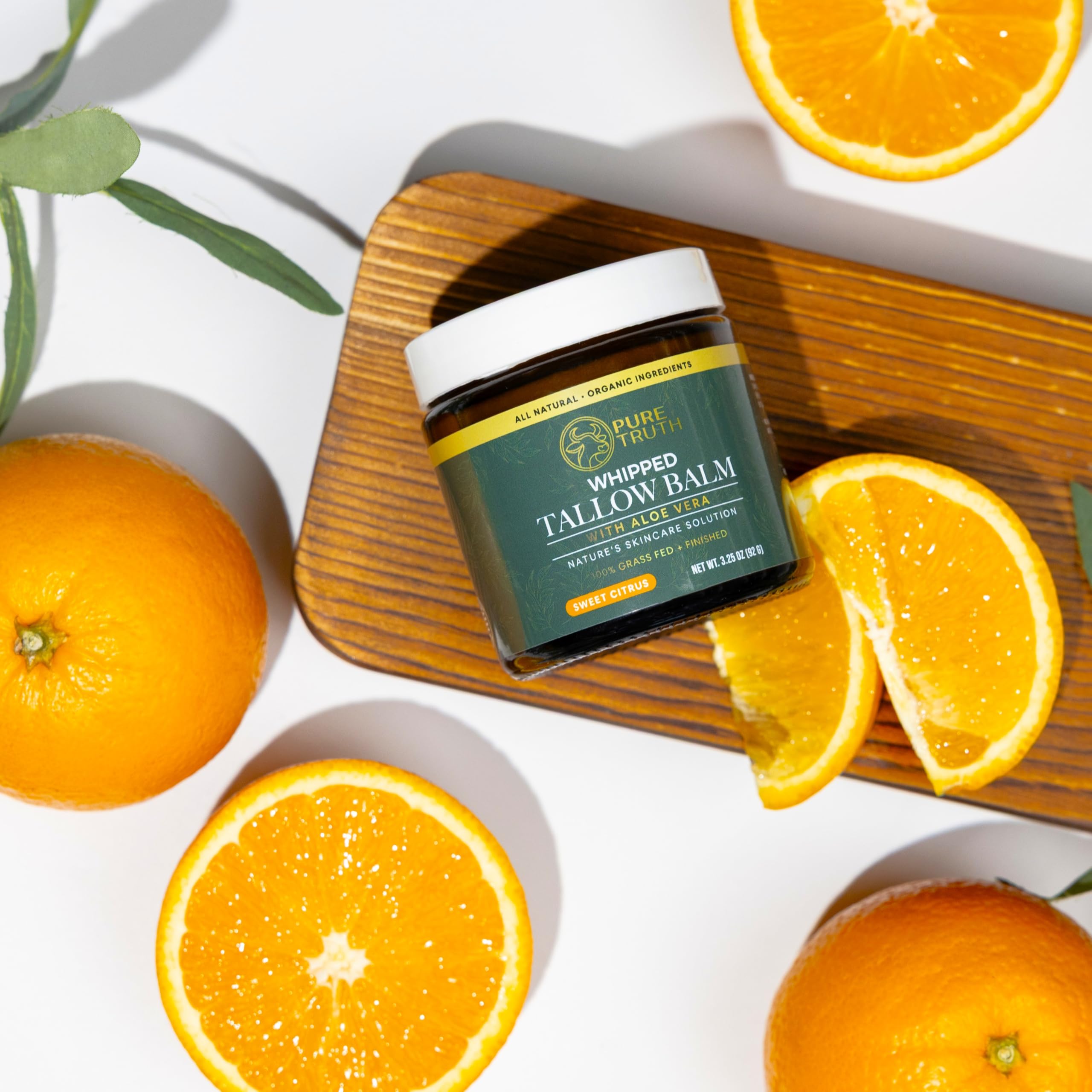 Pure Truth baume gras de boeuf miel citronné ingrédients naturels – formulation pure.