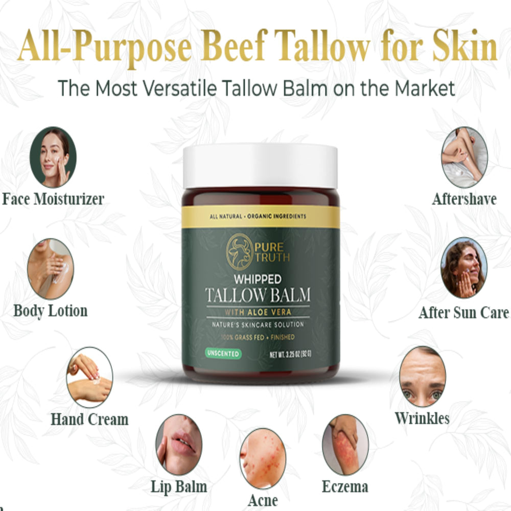 Pure Truth baume gras de boeuf miel citronné texture cremeuse – application douce.