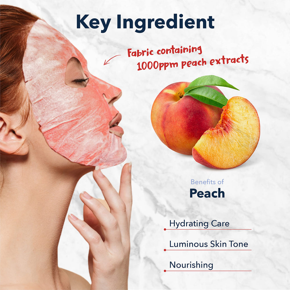 Purederm masque bulles oxygène rose pêche – application visage facile.