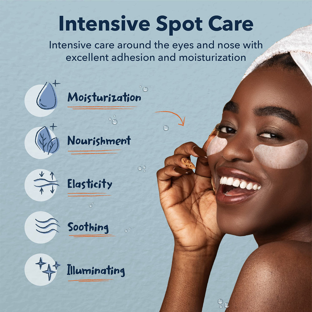 Patchs Yeux Purederm Thé Vert: vitamine E et thé vert pour nourrir la peau.