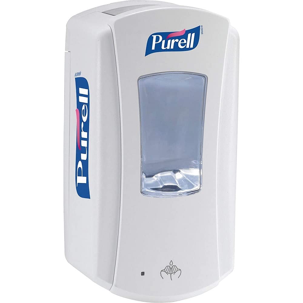 Purell LTX-12 distributeur sans contact en boîtier blanc, pratique pour l hygiène quotidienne