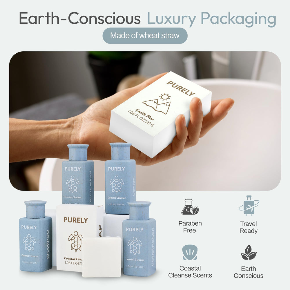 Lotion mini Purely, hydratation légère pour les invités
