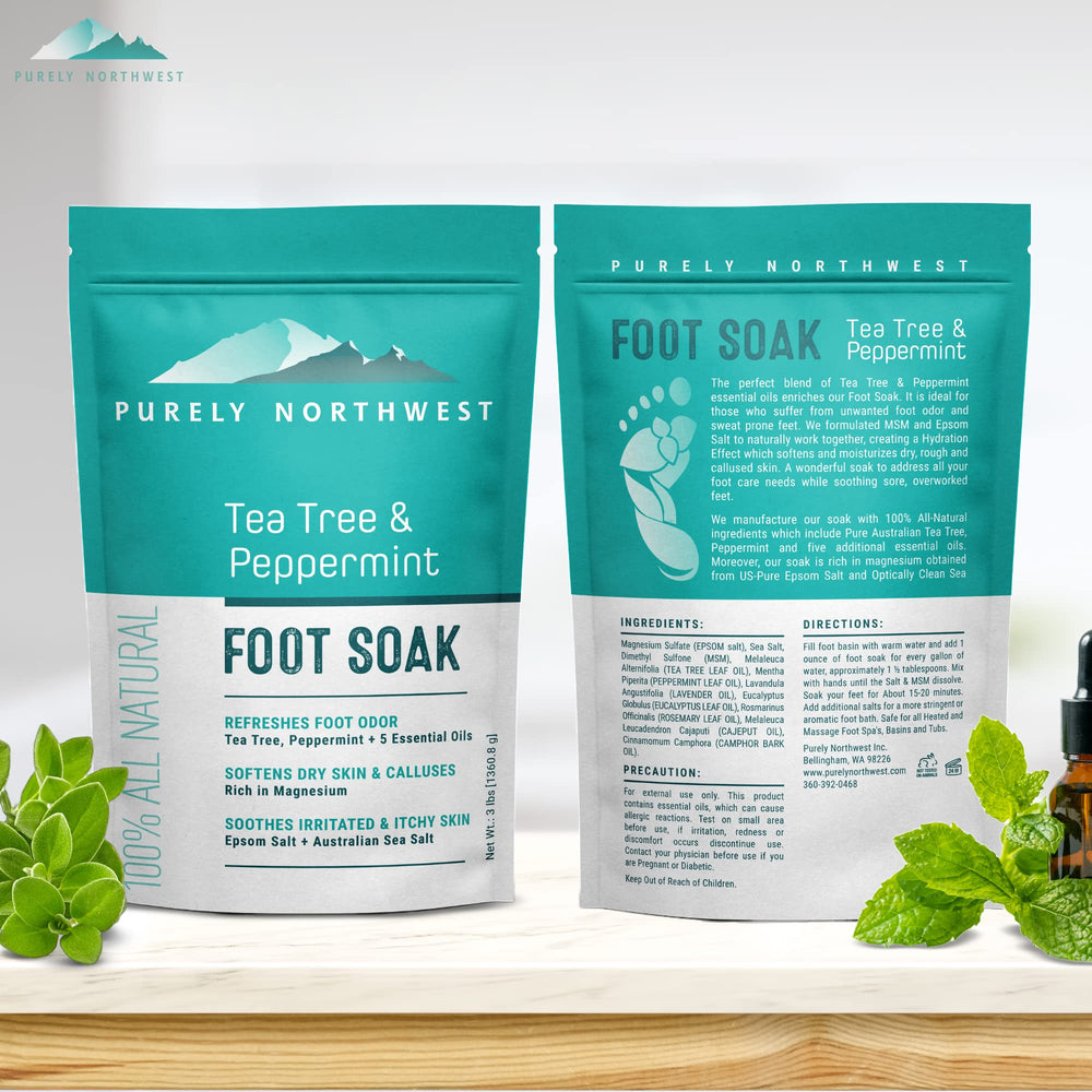 Purely Northwest Tea Tree Oil essentials emphasize natural ingredients.