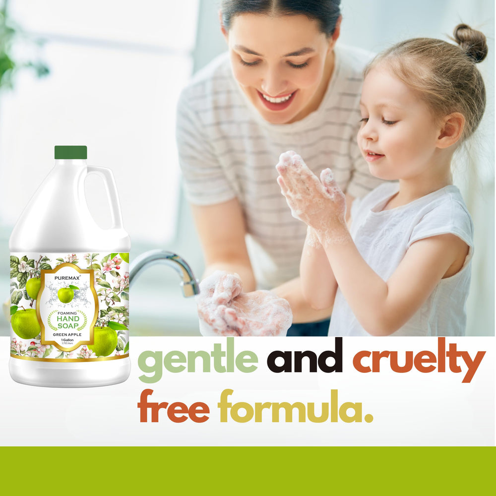 Formule chimie verte Puremax sans tests animaux pour la famille.