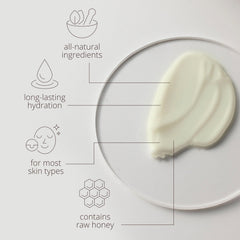 Texture close-up of Pureonica cream reveals a rich, creamy finish.