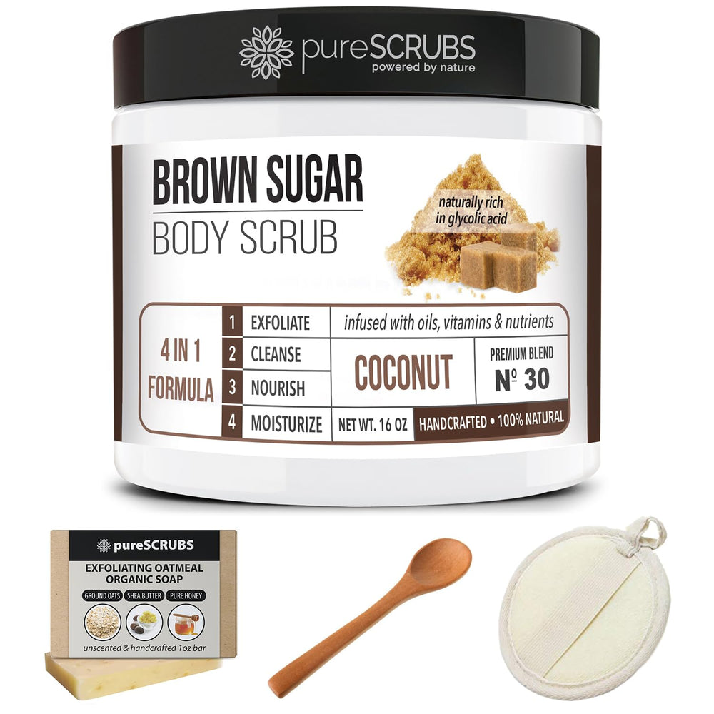 Emballage artisanal PureSCRUBS, idée de cadeau idéale