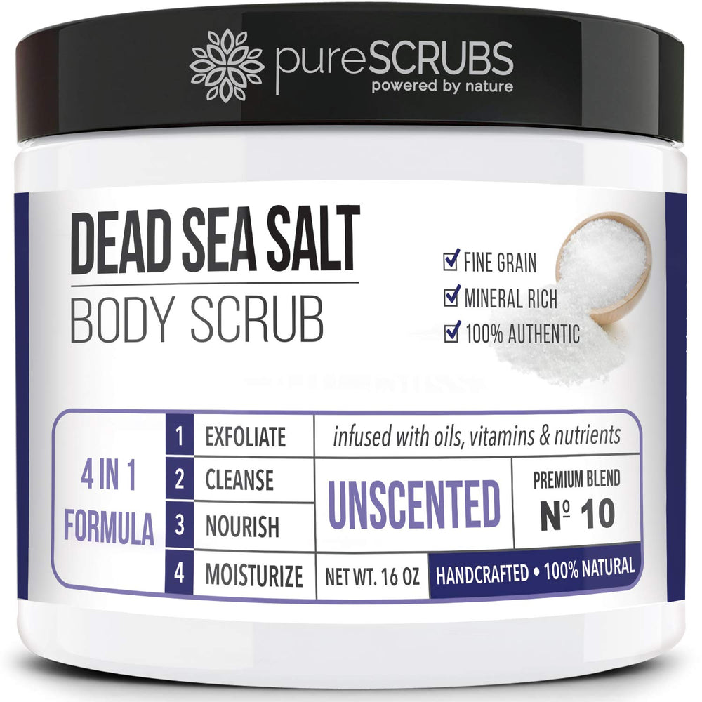 pureSCRUBS gommage corps au sel fin pour peau douce et lisse