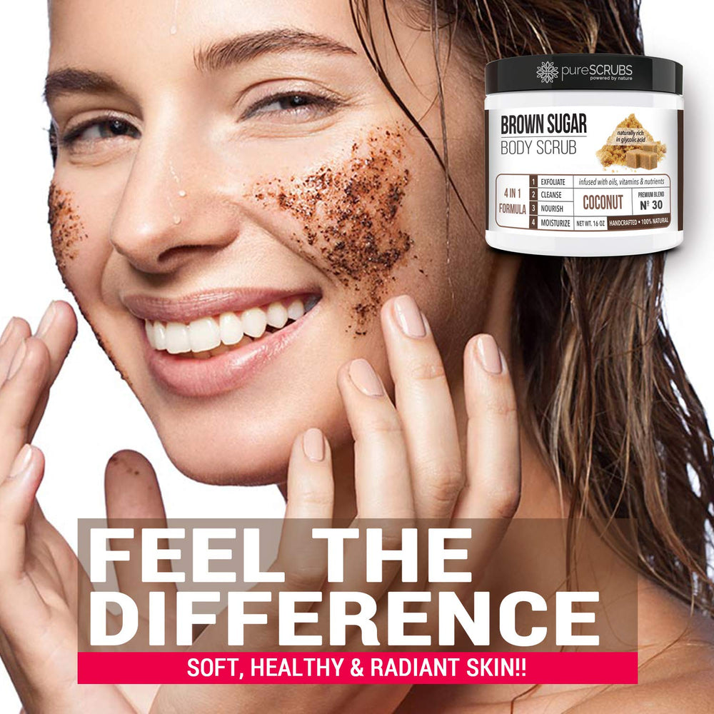 Texture sucre coco PureSCRUBS, gommage doux et nourrissant