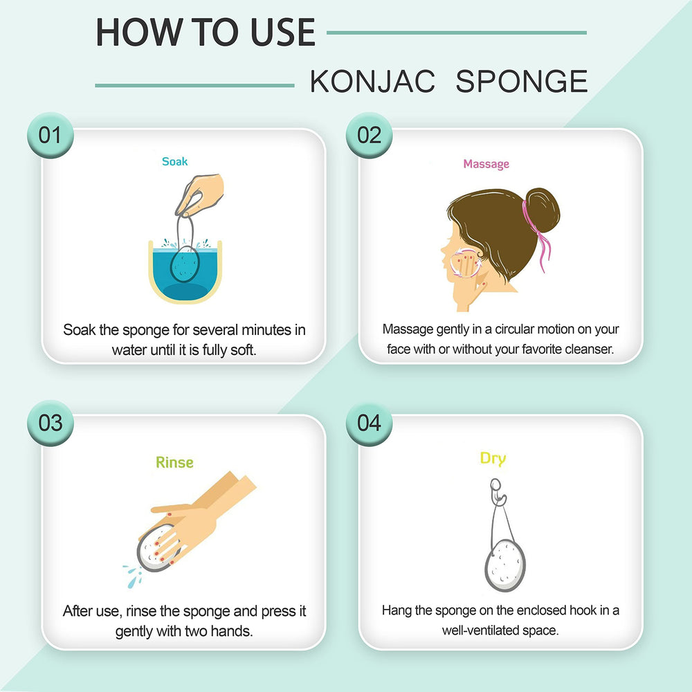 pureSOL Konjac, exfoliation douce sur le visage pour peau lisse et lumineuse.