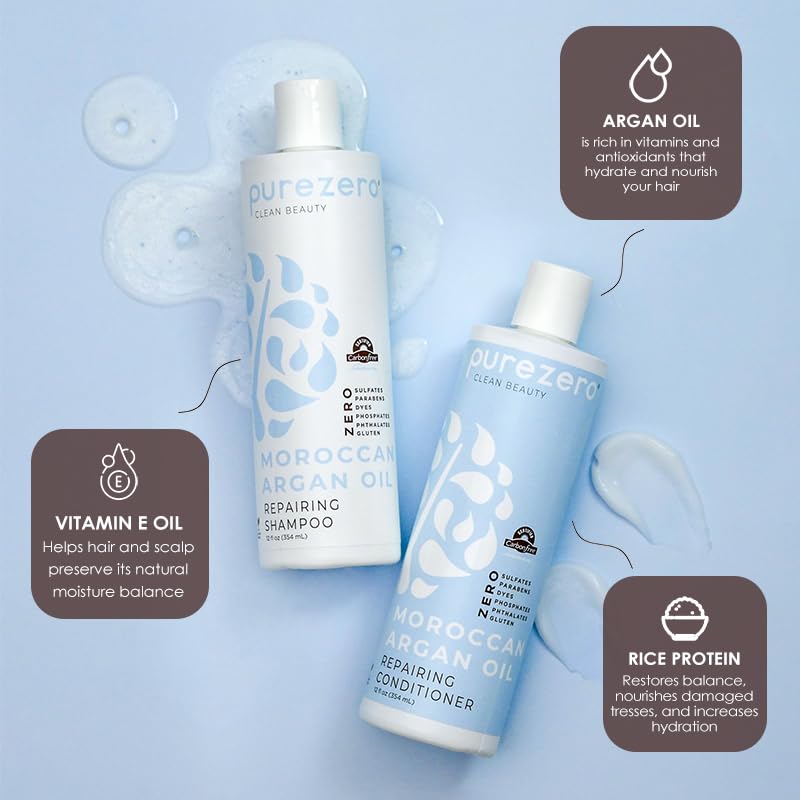 Purezero Après-Shampoing Argane Massage Cheveux – nourrir sans alourdir