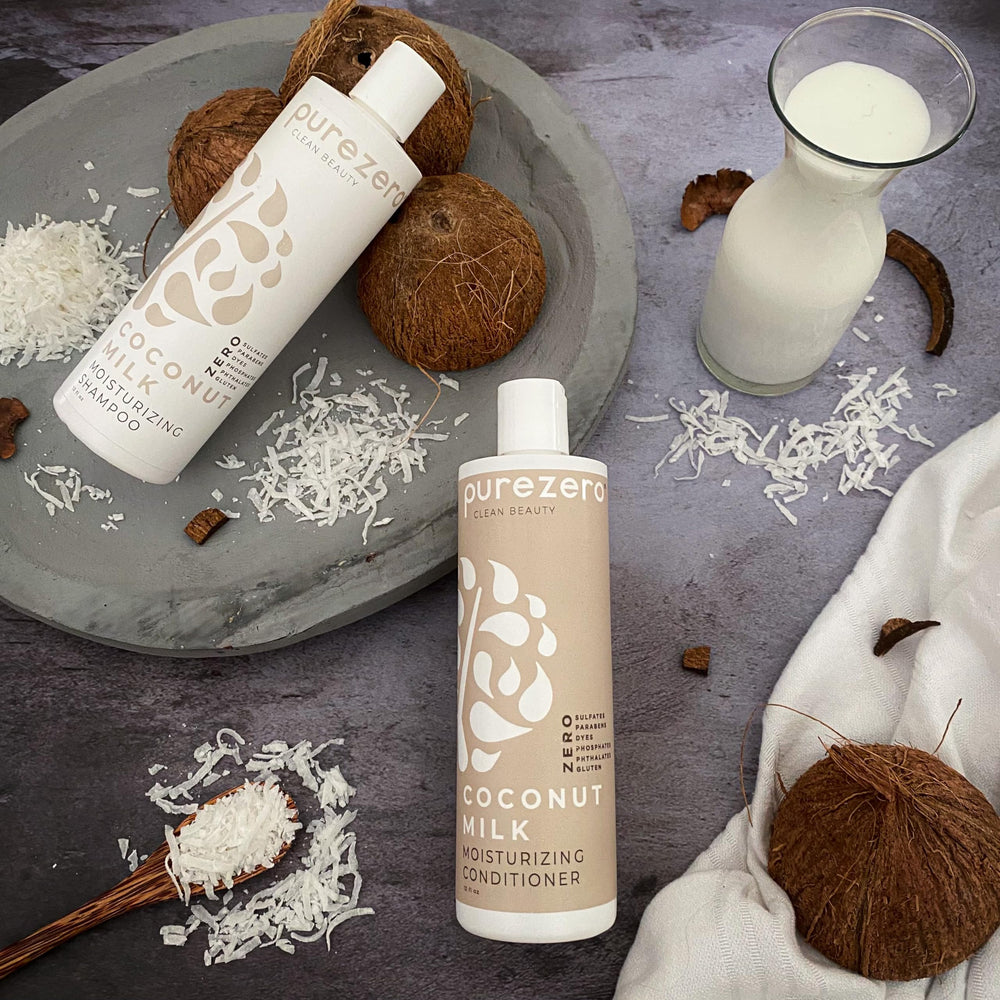 Purezero brillance cheveux finition: éclat sain et fibres lisses.