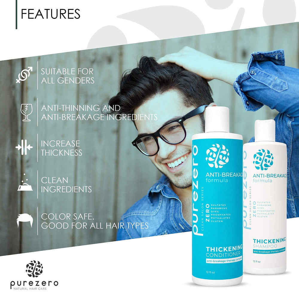 Purezero – Cheveux humides après lavage, impression de fraîcheur et propreté ciblée