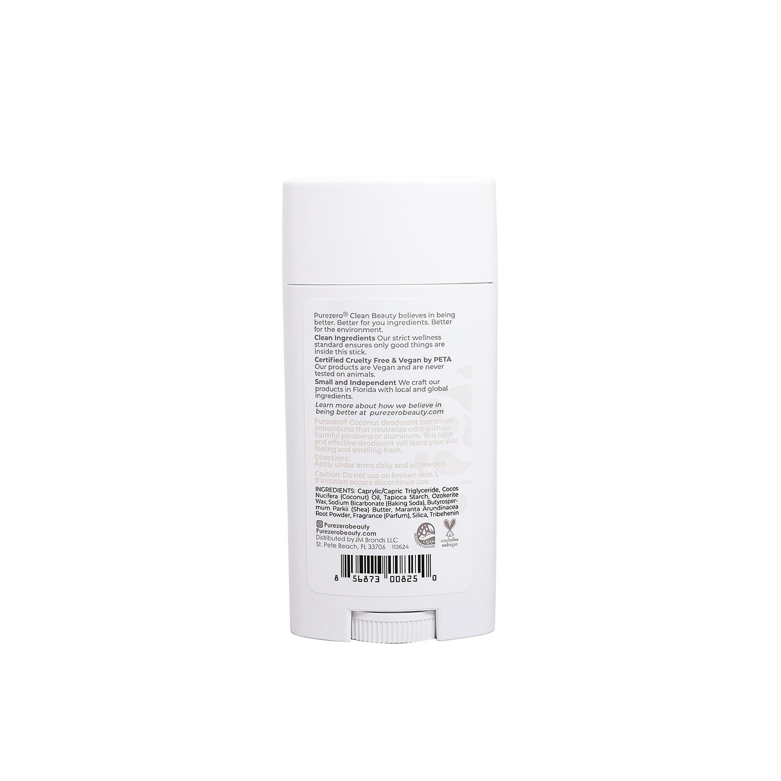 Purezero Déodorant Coco emballage éco-responsable pour un choix durable.