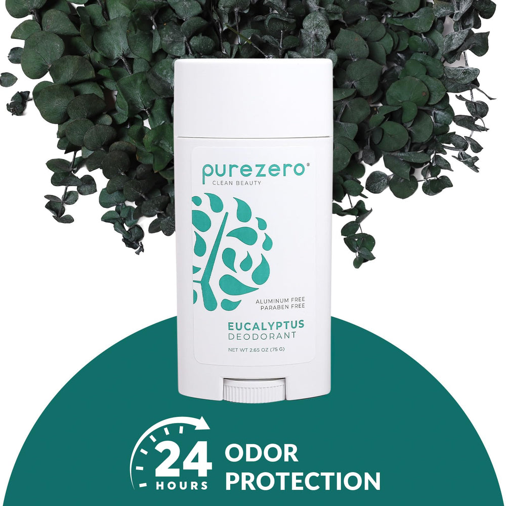 Purezero Déodorant Eucalyptus – application: texture crème confortable sur la peau.