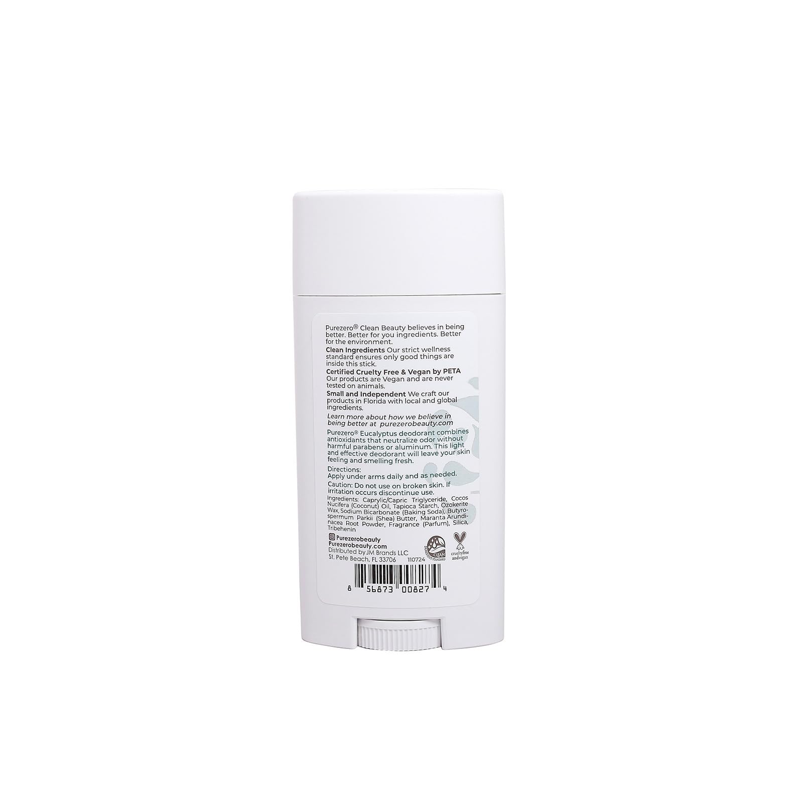 Purezero Déodorant Eucalyptus – arôme frais d’eucalyptus pour une sensation vivifiante.