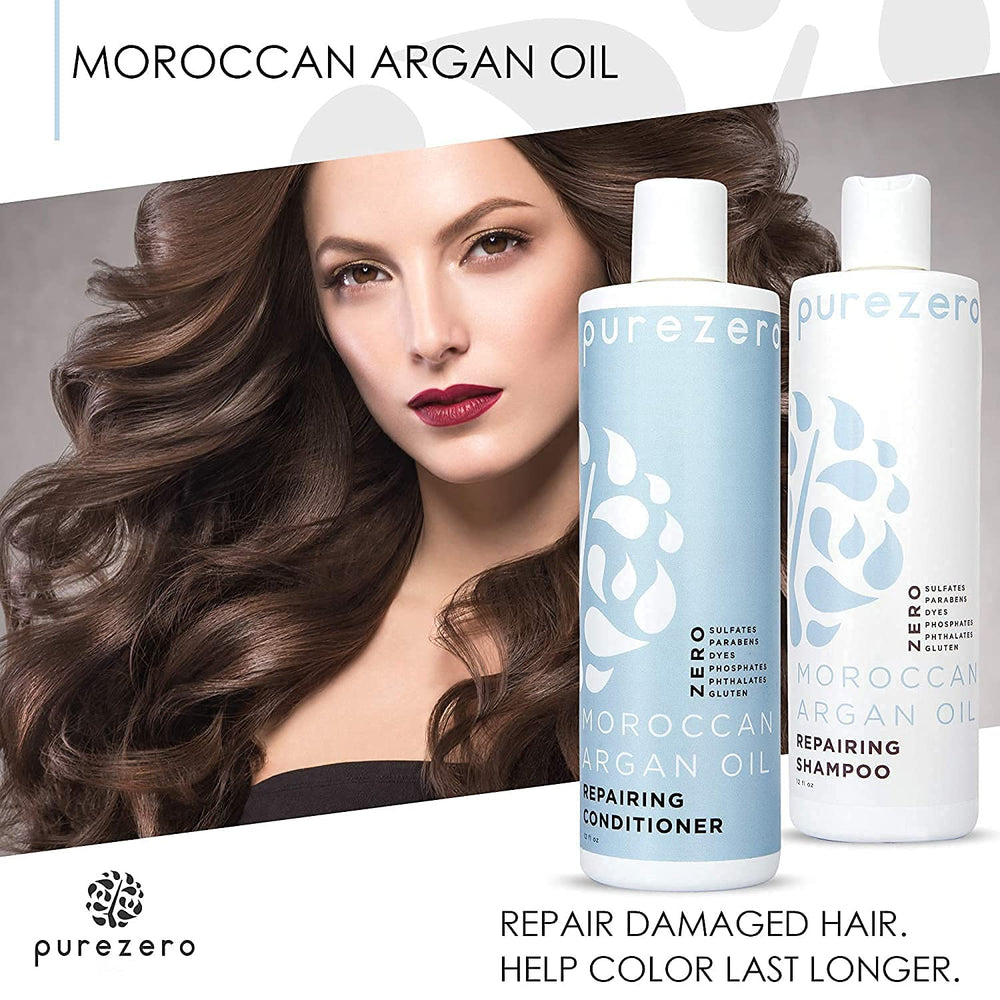 Purezero Huile d’Argan – goutte nourrissante pour cheveux secs