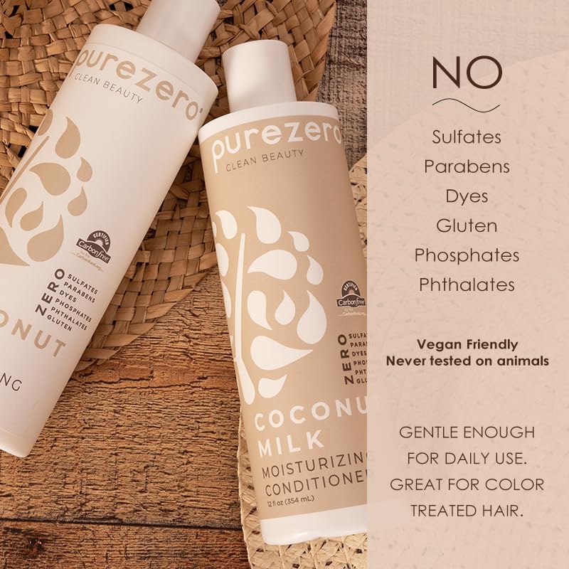 Purezero hydratation intense texture-creme: cheveux nourris et souples.