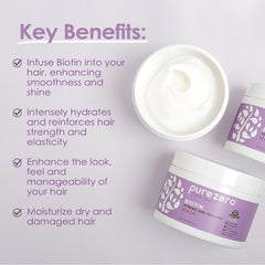 PureZero Masque Cheveux Douceur Profonde: mèches plus lisses et brillantes.