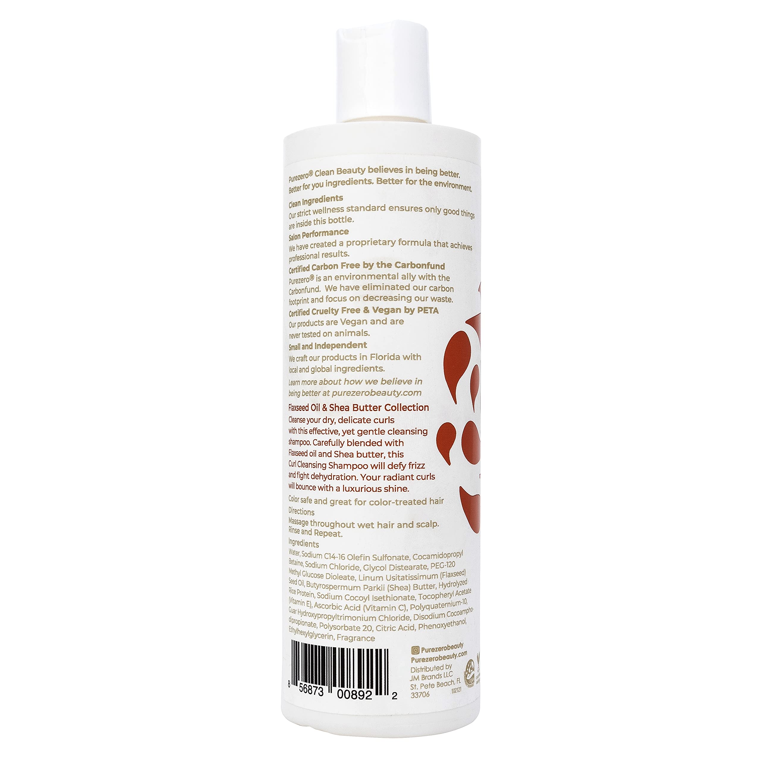 Rituel de soin quotidien Purezero pour cheveux bouclés.